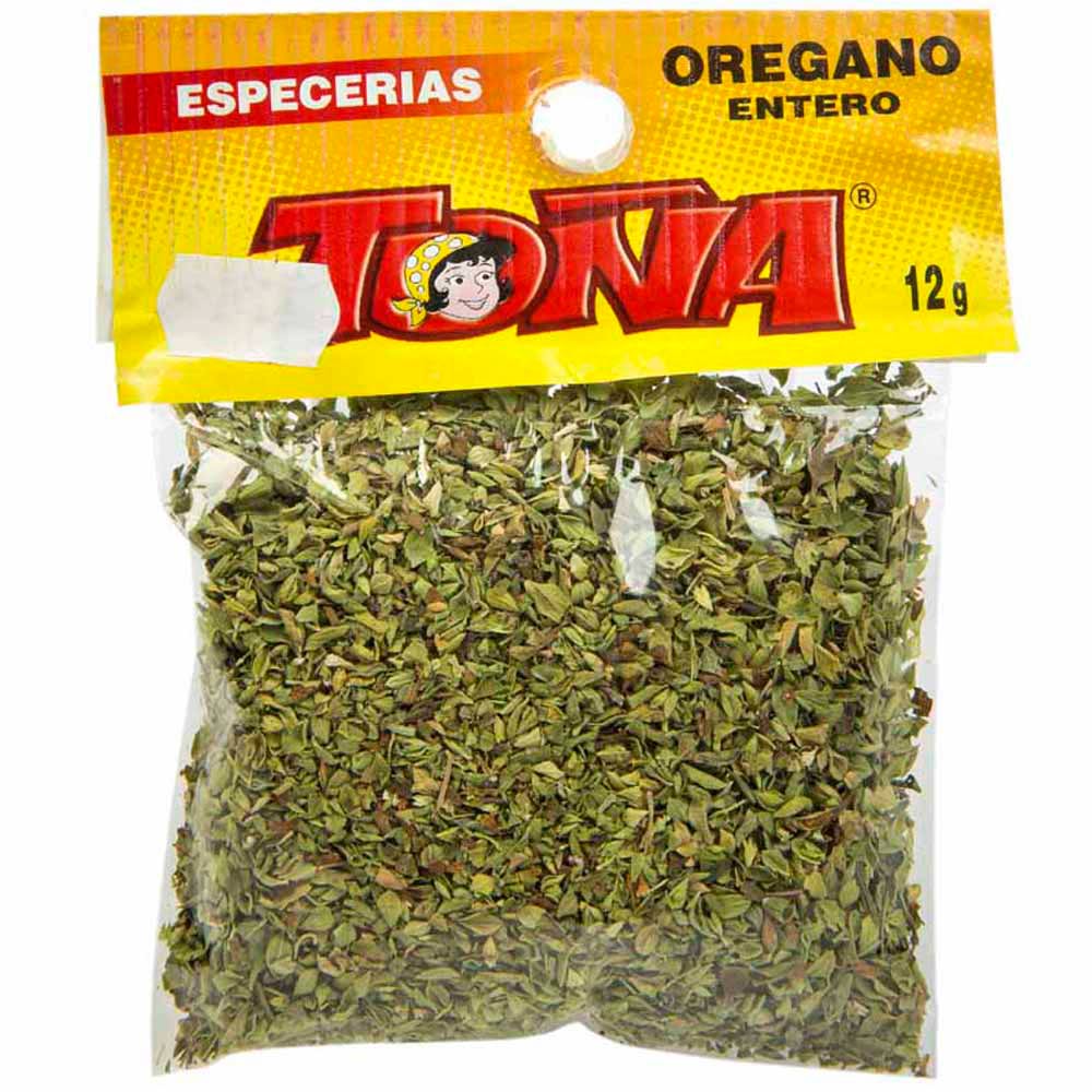 Orégano TOÑA Entero Sobre 12Gr
