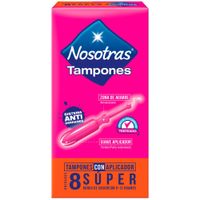 Tampón NOSOTRAS con Aplicador Súper Caja 8un