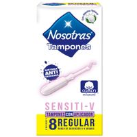 Tampones NOSOTRAS con Aplicador Regular Sensitive Caja 8un