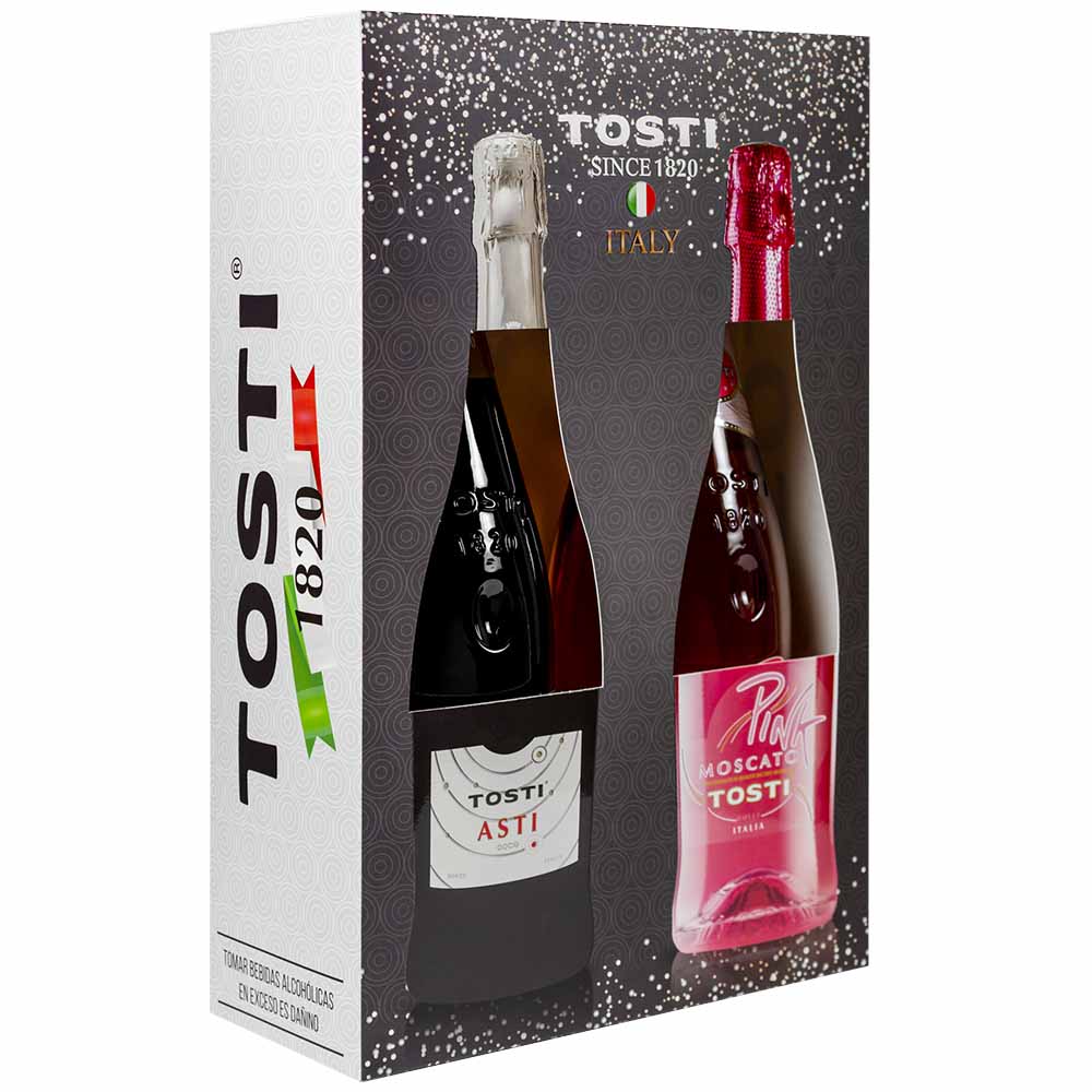 Espumante TOSTI Asti Botella 750ml Paquete 2un