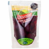 Aceitunas Enteras en Conserva OLIVALLE Botija Doypack 180g