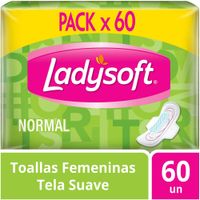 Toalla Higiénica LADYSOFT Normal Paquete 60un