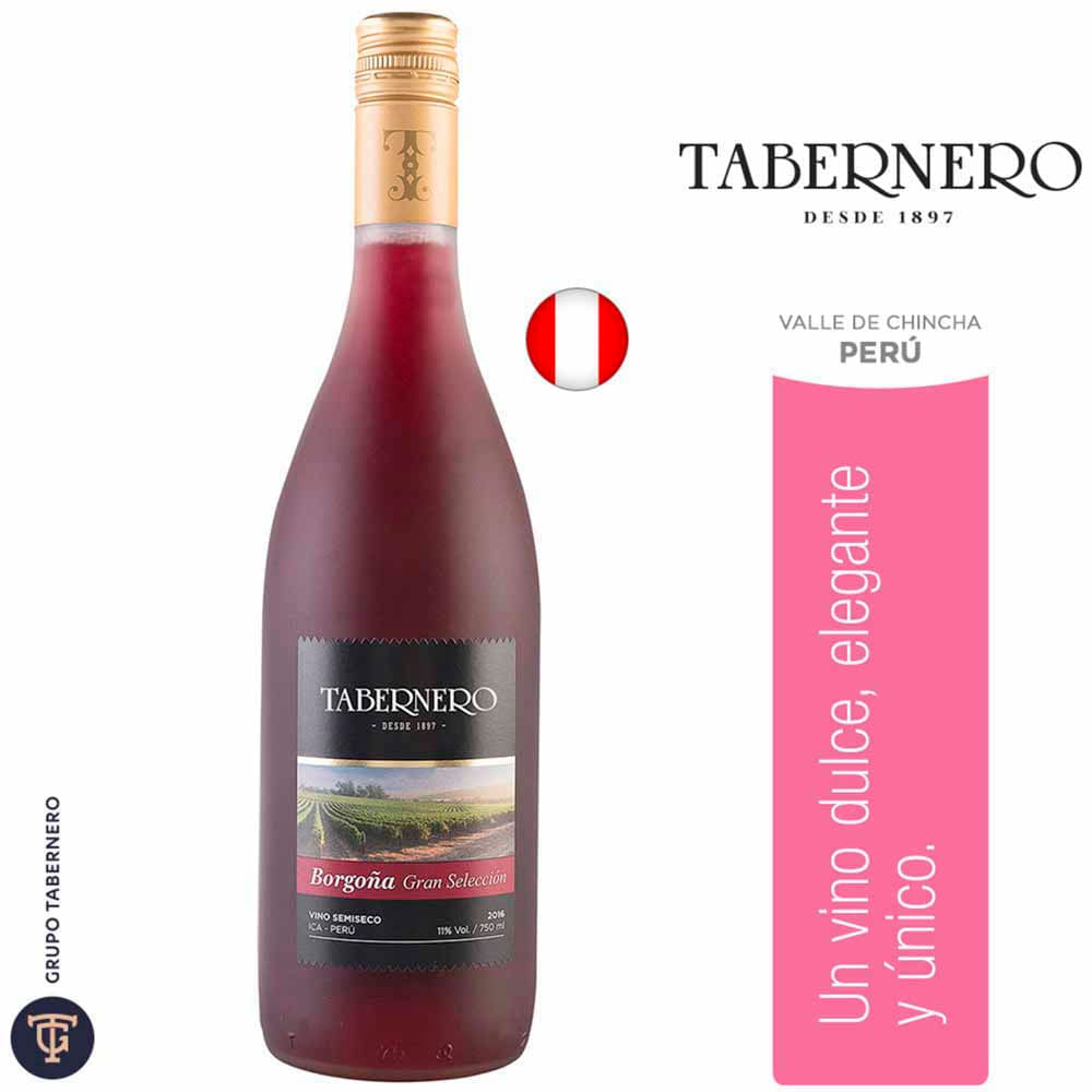 Vino TABERNERO Borgoña Gran Selección Botella 750ml