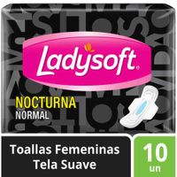Toalla Higiénica LADYSOFT Nocturna Paquete 10un