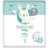 Pañal para Bebé BALANZÉ BABY Talla M Paquete 72un
