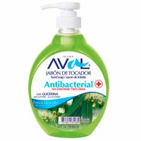 Jabón Líquido Antibacterial AVAL  Eucalipto Frasco 1L