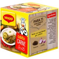 Caldo MAGGI Cubito Sabor Carne 100g Paquete 25un