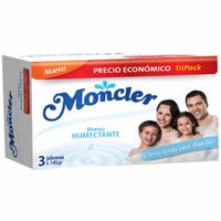 Jabón de Tocador MONCLER Blanco Barra 145g Caja 3un