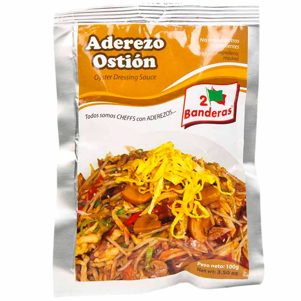 Salsa 2 BANDERAS Base de Ostión y Especias Bolsa 100g