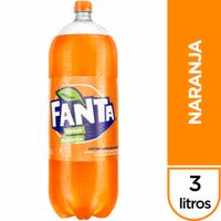 Gaseosa FANTA Naranja Botella 3L