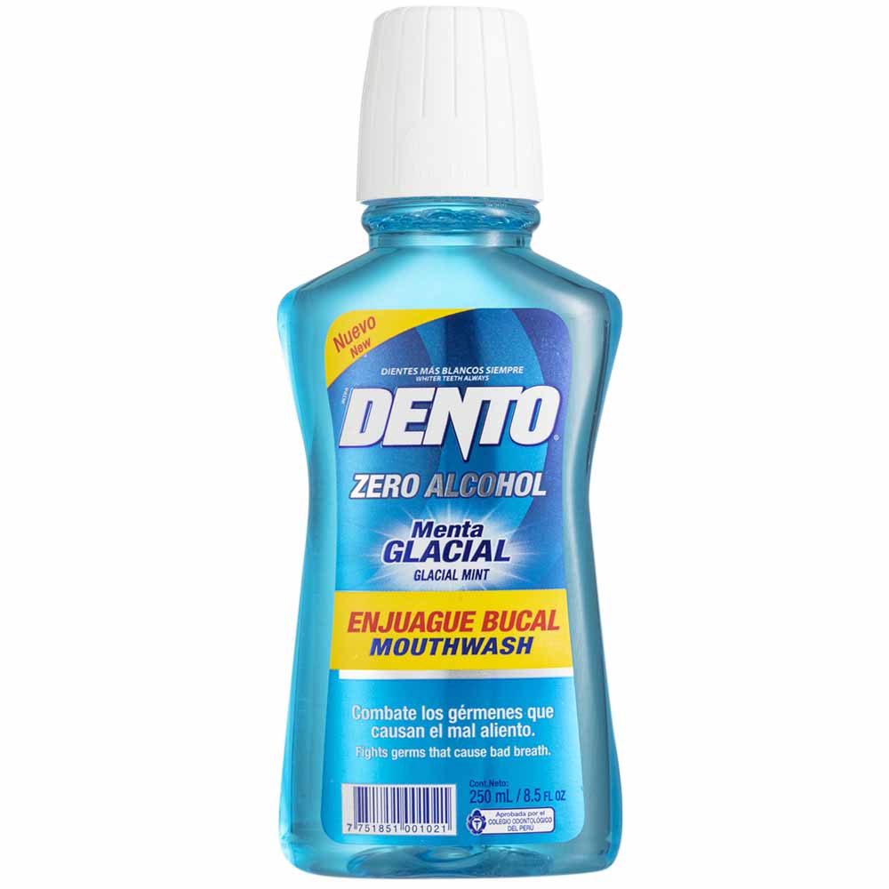 Enjuague Bucal DENTO Menta Glacial Botella 250ml