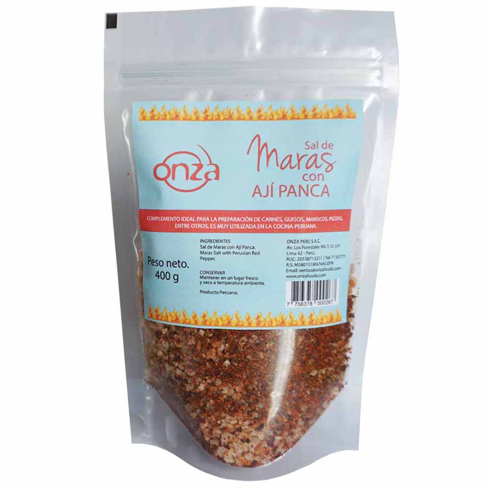 Sal de Maras ONZA Ají Panca Doypack 400g