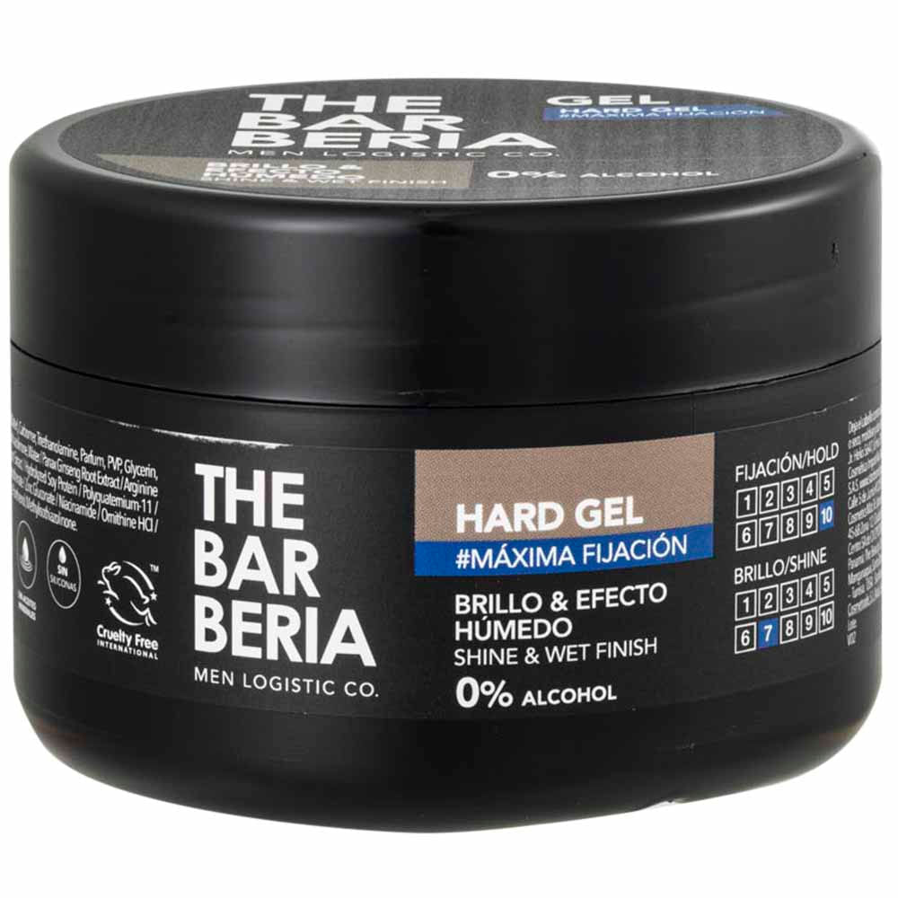 Gel para Barba THE BARBERIA Hard Máxima Fijación Frasco 220ml