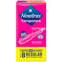 Tampón NOSOTRAS con Aplicador Regular Caja 8un