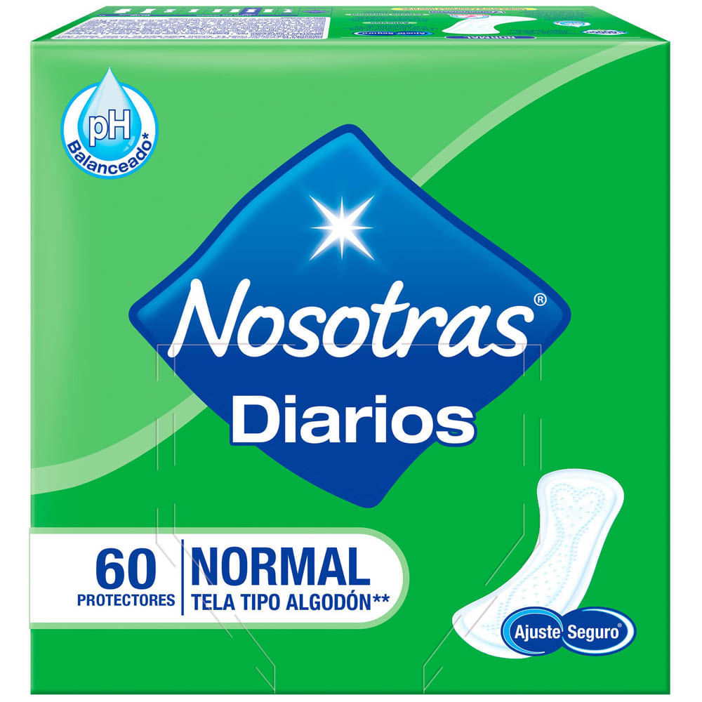 Protectores Diarios NOSOTRAS Normal Caja 60un