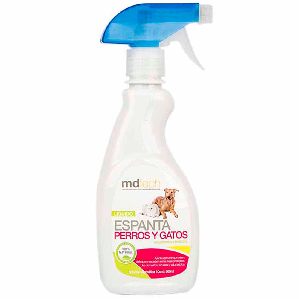 Insecticida en spray MDTECH Espanta perros y gatos Frasco 500Ml