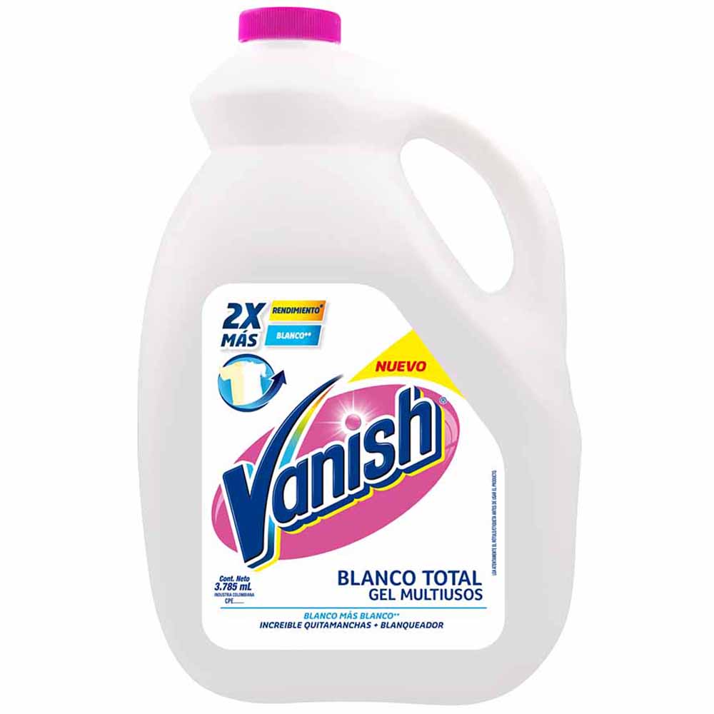 Quitamanchas VANISH Blanco Removedor Galonera 3.78L