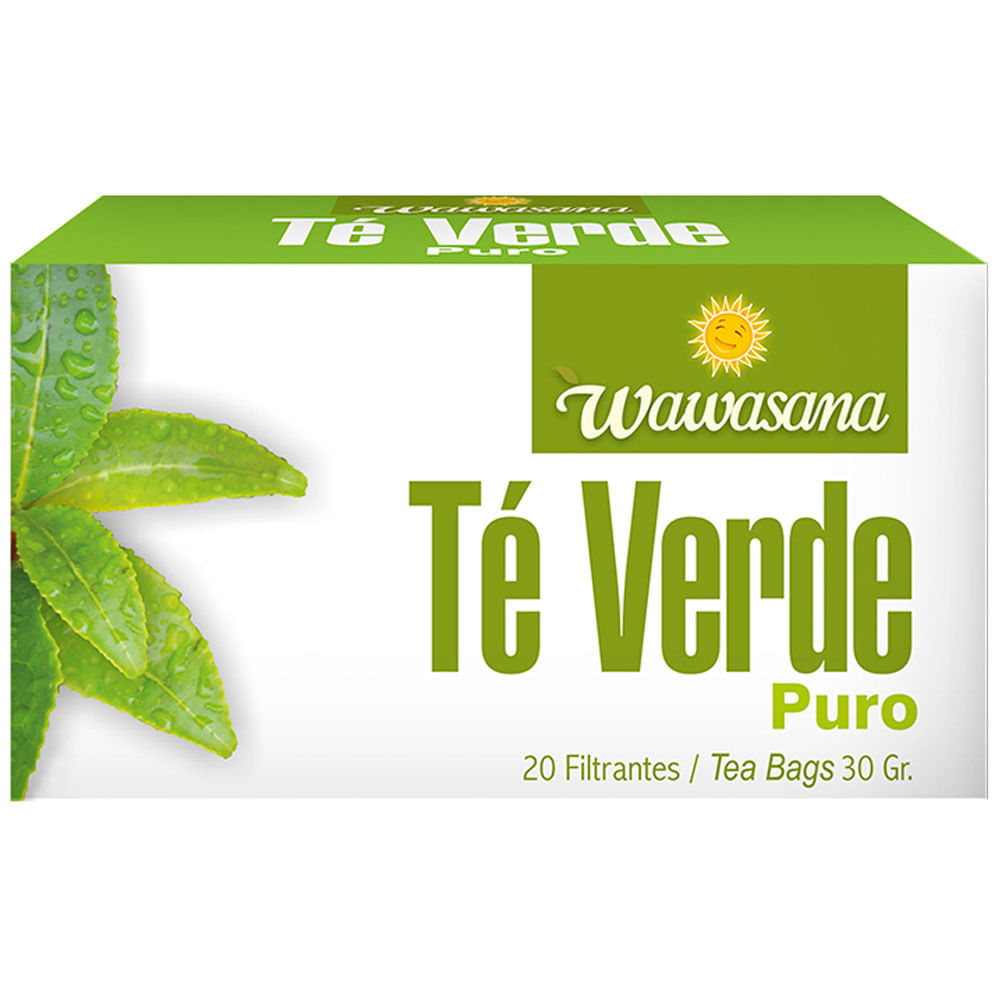 Infusiones WAWASANA Té verde Caja 20un