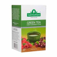 Infusión SAINT GOTTARD Té verde Cereza Frambuesa Caja 20un