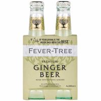 Ginger Beer FEVER TREE Botella 200ml Caja 4un
