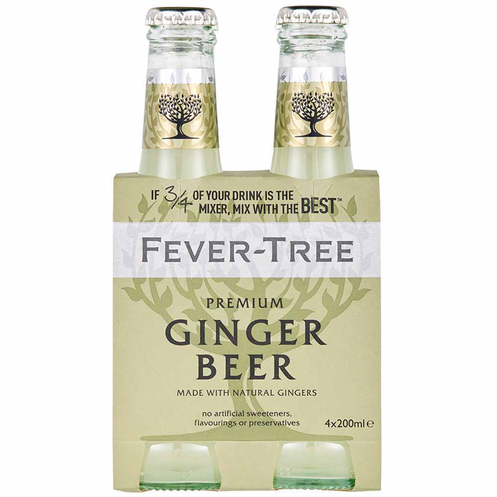 Ginger Beer FEVER TREE Botella 200ml Caja 4un
