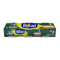Lomo de Atún REAL en Aceite de Oliva Lata 80g Paquete 3un