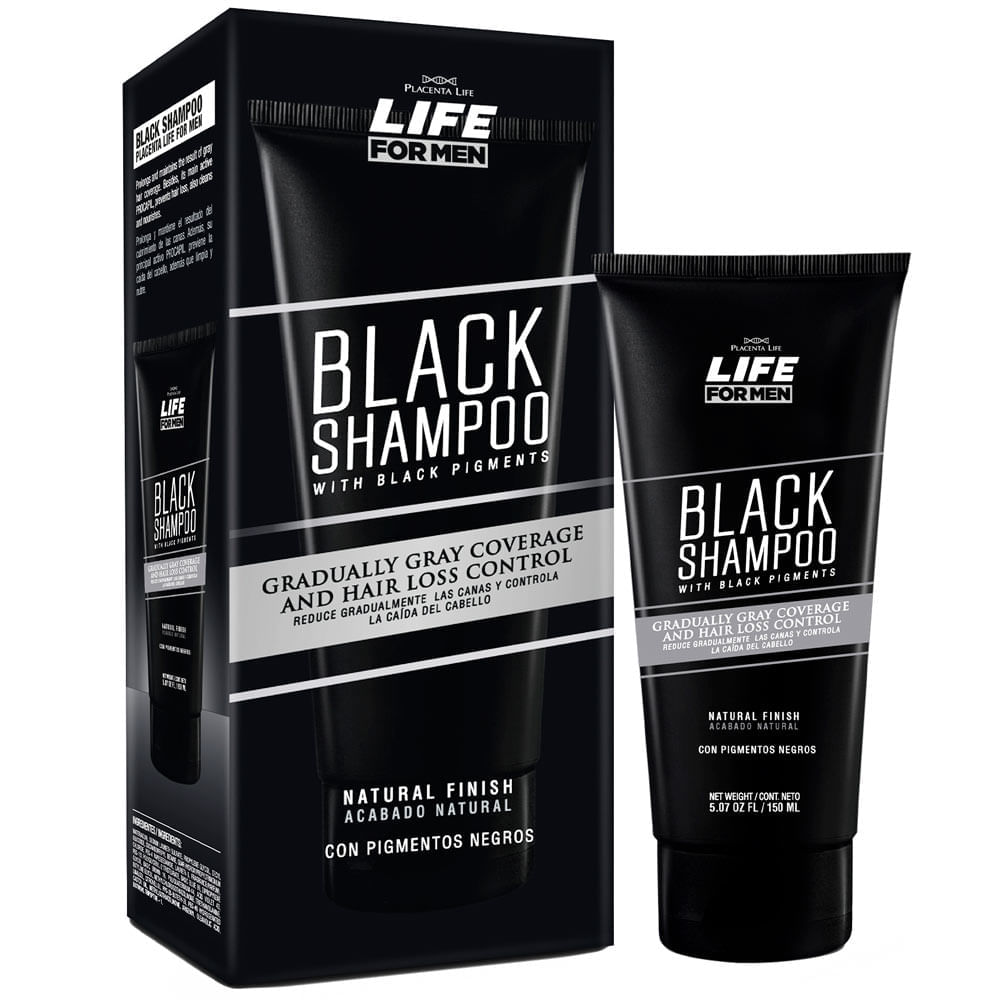Tinte para Cabello LIFE FOR MEN Negro Tubo 150ml