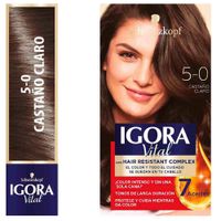 Tinte para Cabello IGORA Vital  5-0 Castaño Claro Caja 1un
