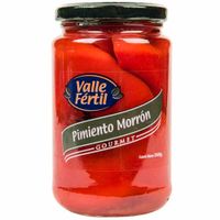 Conserva VALLE FERTIL Pimiento morrón Frasco 360Gr