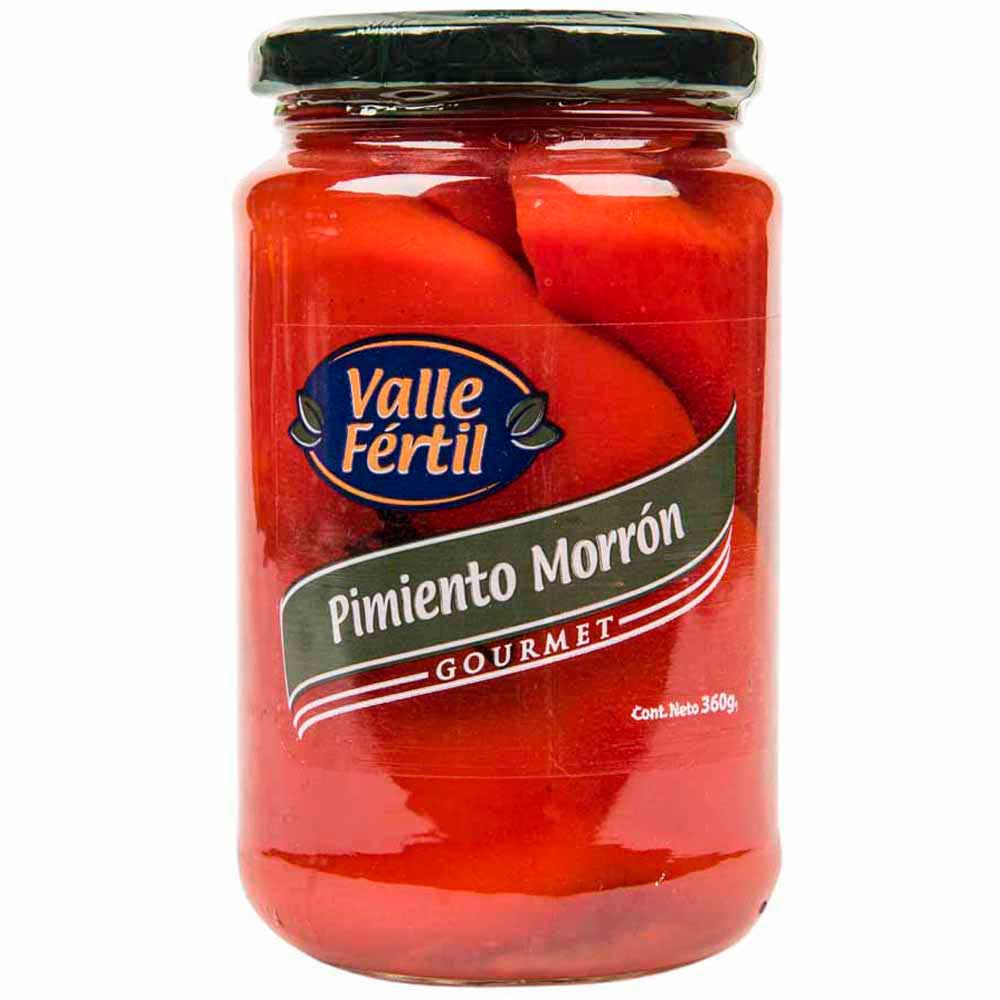 Conserva VALLE FERTIL Pimiento morrón Frasco 360Gr
