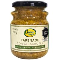Tapenade con Alcachofas OLIVOS DEL SUR Frasco 260g