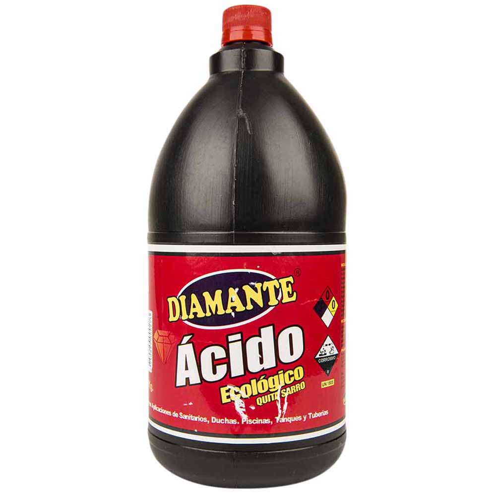 Ácido muriático DIAMANTE Ecológico Galonera 2L