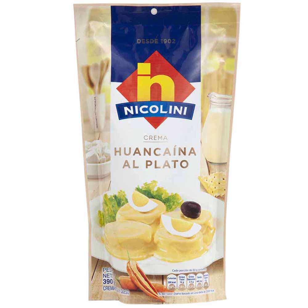 Crema Huancaína al Plato NICOLINI Doypack 390g