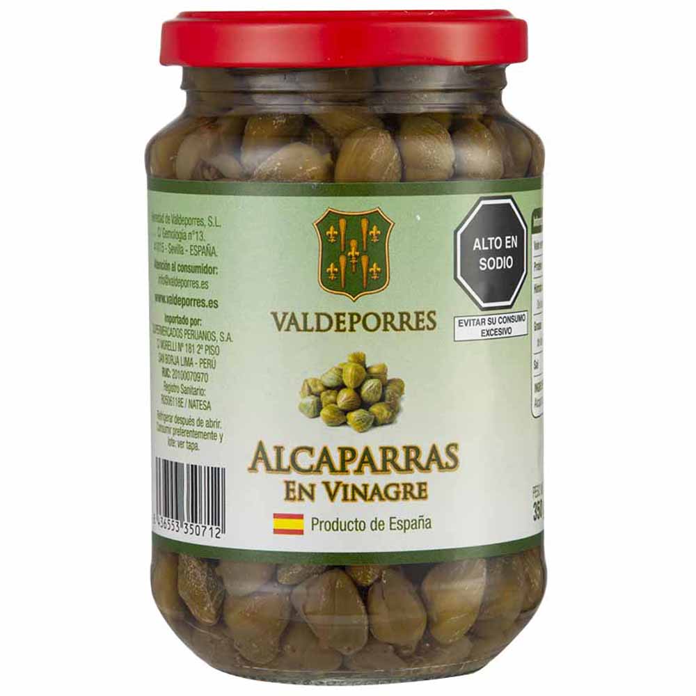Alcaparras VALDEPORRES Frasco 350g