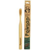 Cepillo de Dientes de Bambú POWSAN 100% Compostable Caja 1un