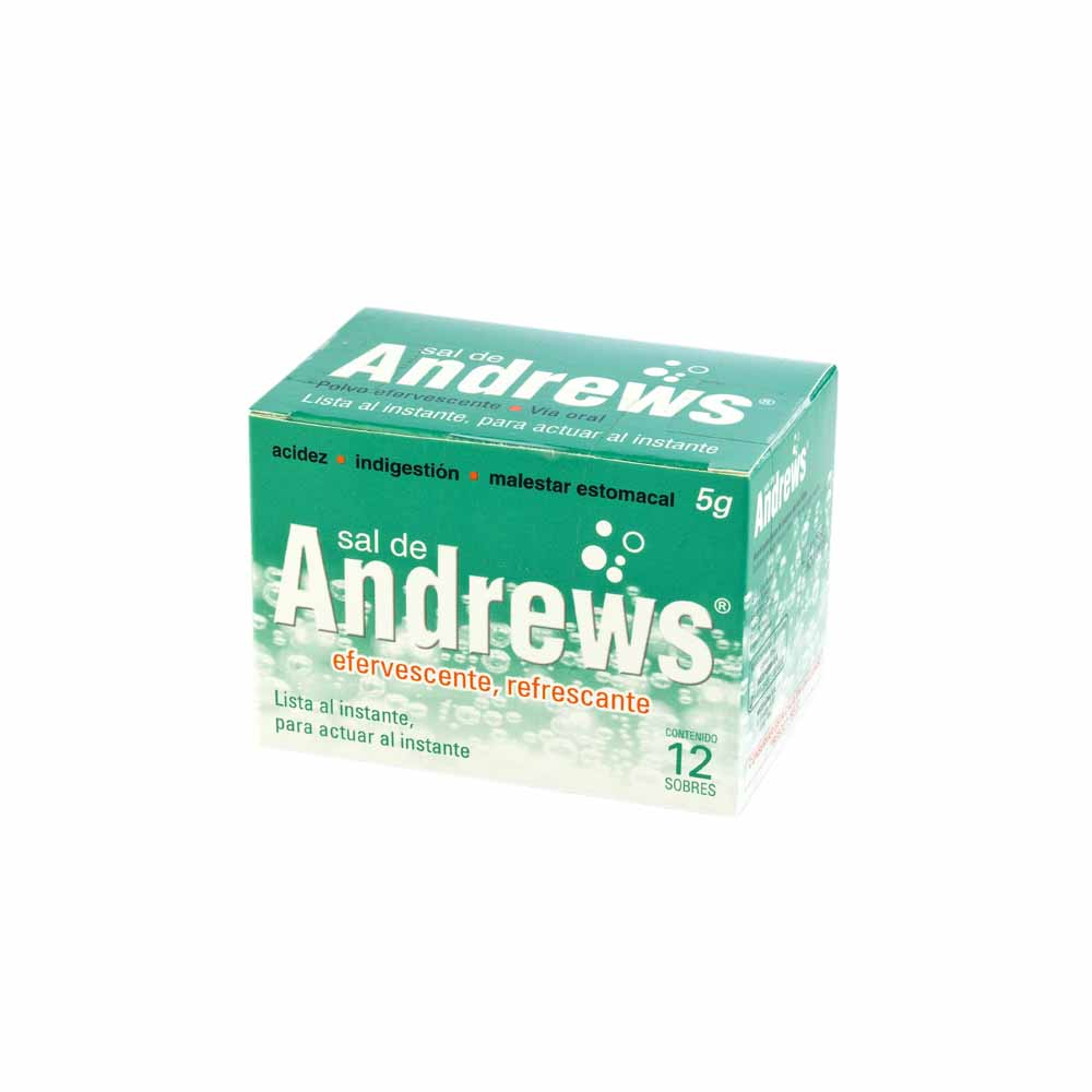 Antiácido SAL DE ANDREWS Polvo Efervecente Caja 12un