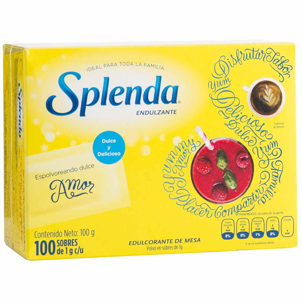 Endulzante SPLENDA en Polvo Caja 100 Sobres