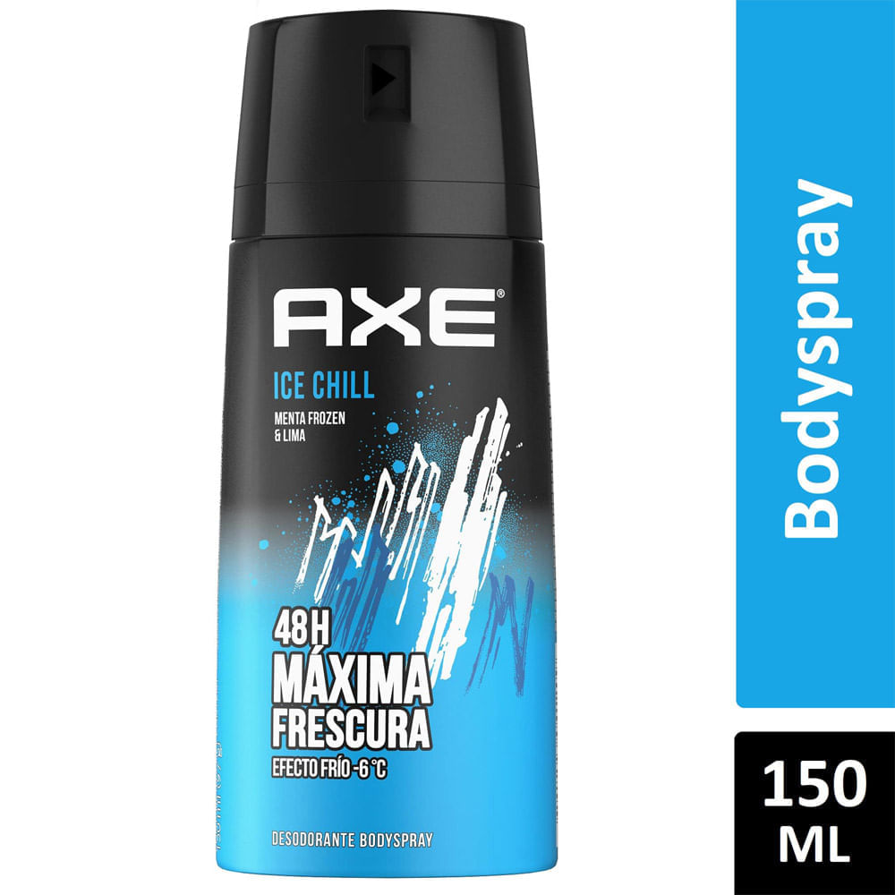 Deocolonia en Aerosol para Hombre AXE Ice Chill Efecto Frío Frasco 150ml