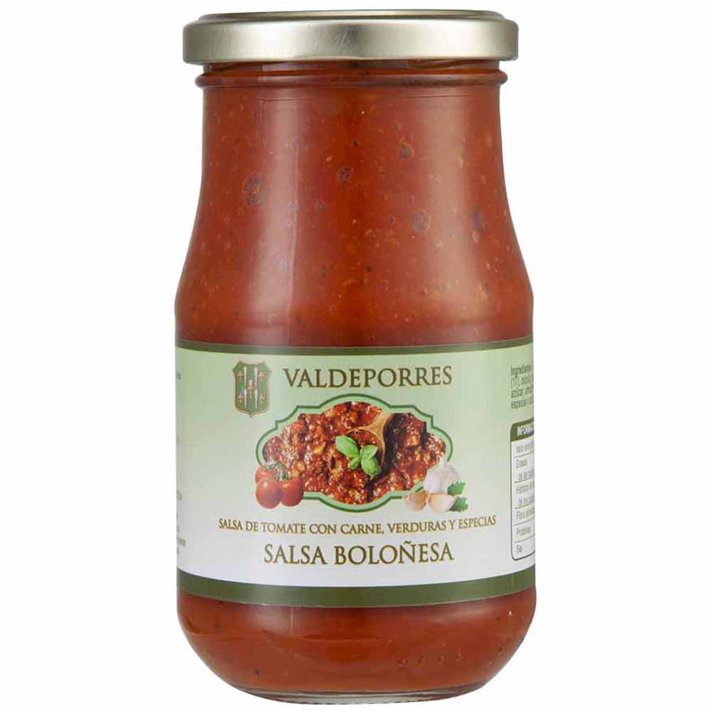 Salsa Bolognesa VALDEPORRES Frasco 350g