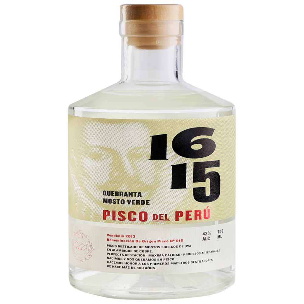 Pisco Mosto Verde 1615 Quebranta Botella 700ml