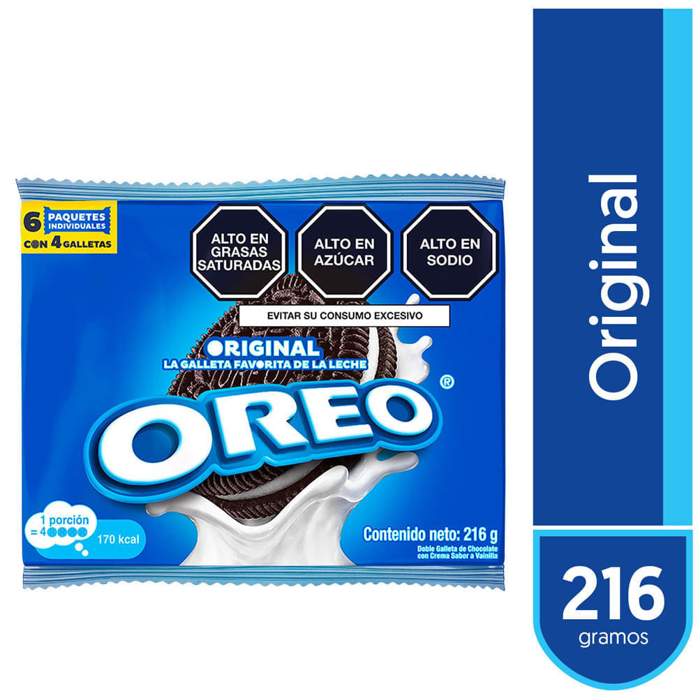 Galleta OREO Regular Paquete 6un