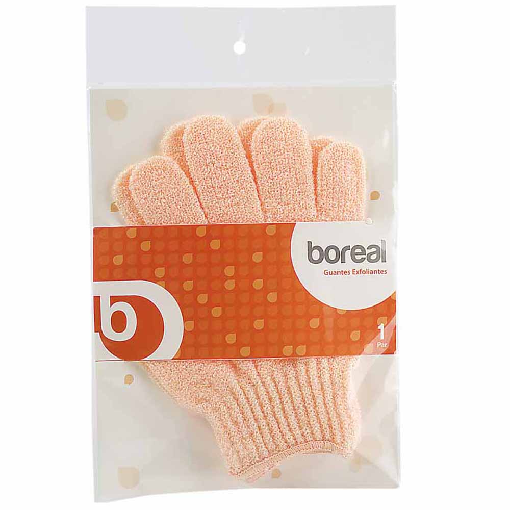 Guantes de Baño BOREAL Exfoliante Paquete 1un