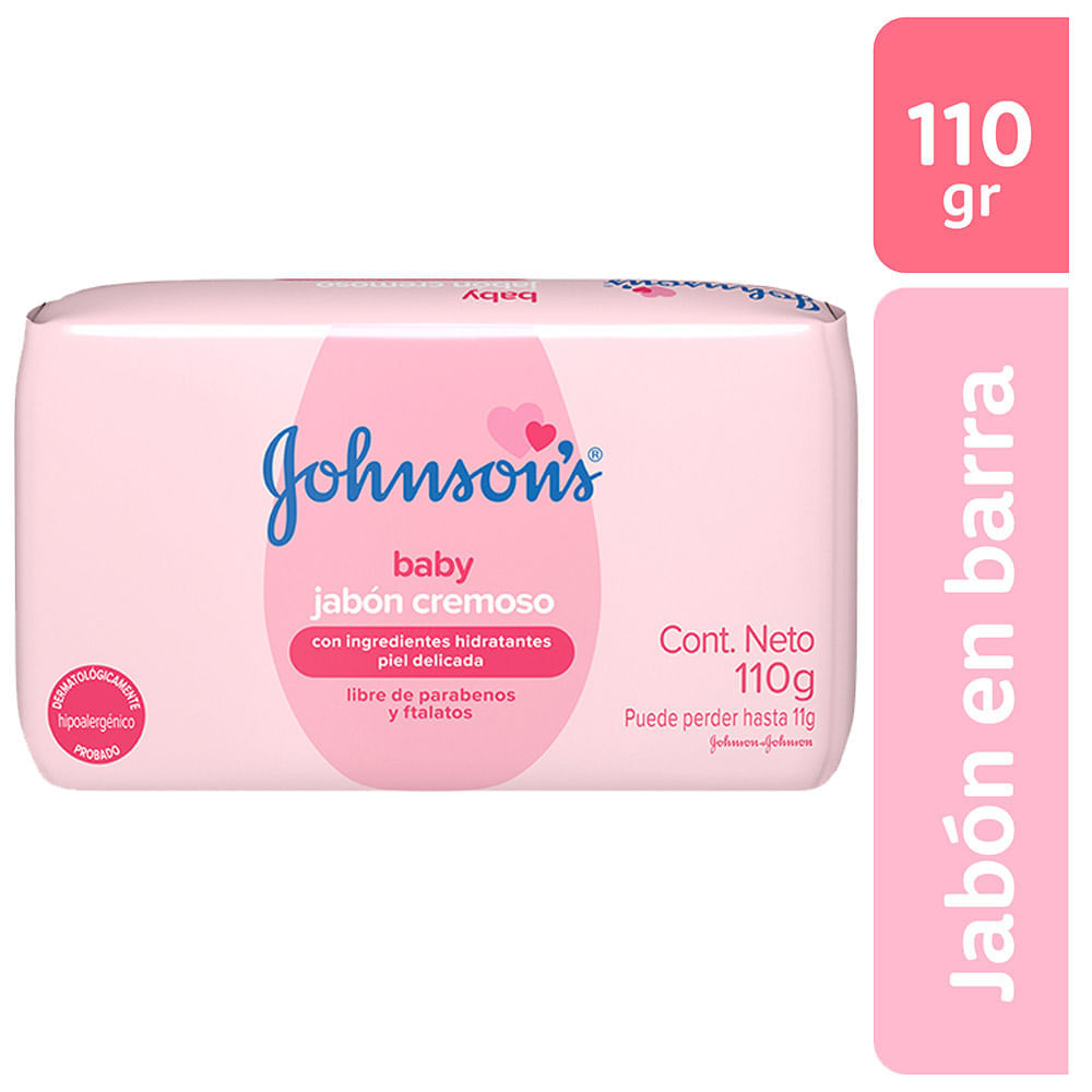 Jabón para Bebé JOHNSON'S BABY Piel Delicada Paquete 110g