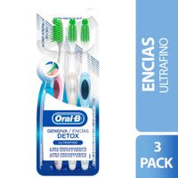 Cepillo Dental ORAL-B Encías Detox Paquete 3un