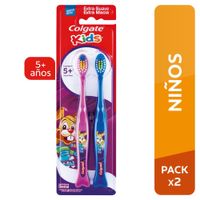 Cepillo de Dientes COLGATE 5+ Años Extra Suave Paquete 2un