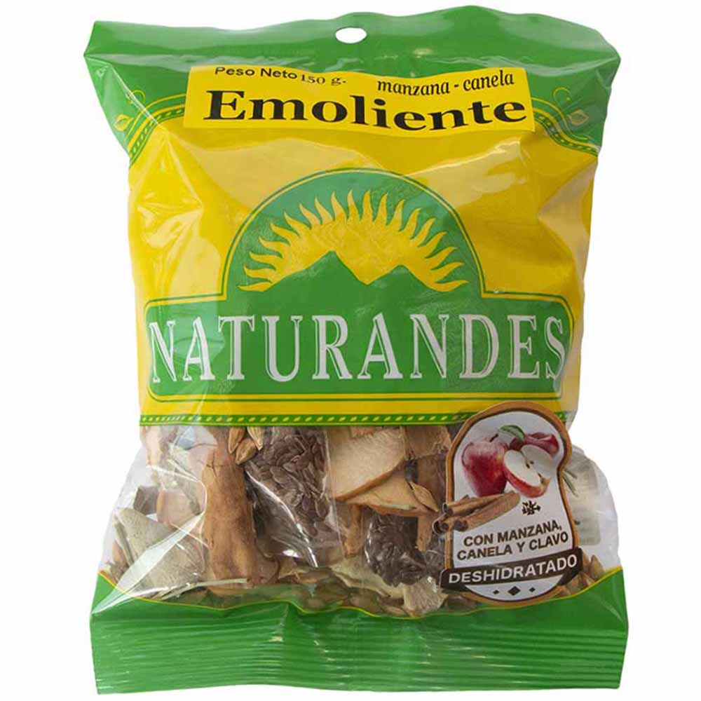 Emoliente Canela y Clavo NATURANDES Manzana Deshidratada Bolsa 150g