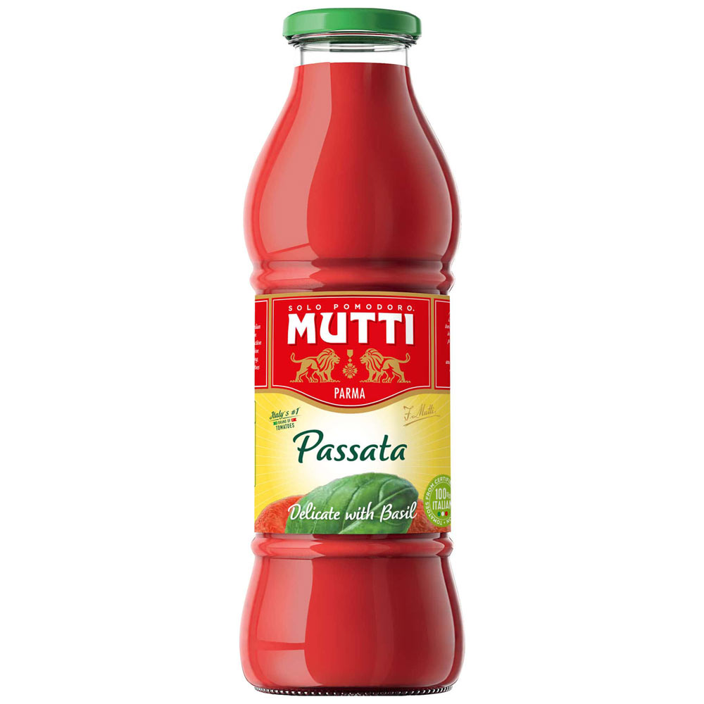Polpa de Tomate MUTTI con Albahaca Frasco 700g