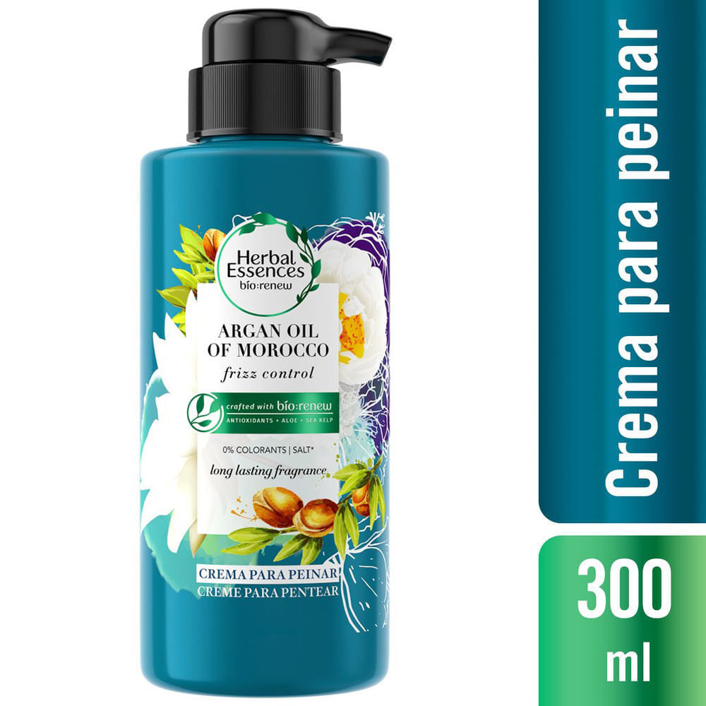Crema de Peinar HERBAL ESSENCES Argán Oil Morocco Frasco 300ml
