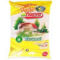Arroz Súper Extra VALLE NUEVO Bolsa 5Kg
