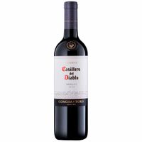 Vino CASILLERO DEL DIABLO Merlot Reserva Botella 750ml